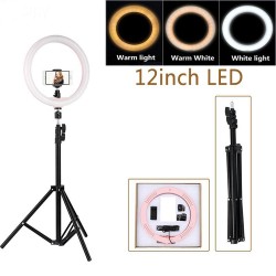 Selfie Ring Light With Tripod 12 inch SET
