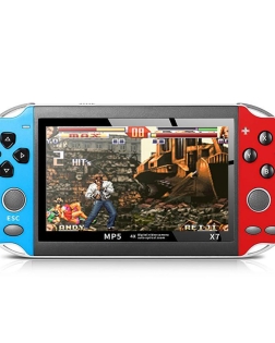 X7 Game Player 1000+ Games 5 inch 8G LCD Screen 8G Built-in Battery Retro Video Handheld Game Console for Child gamepad