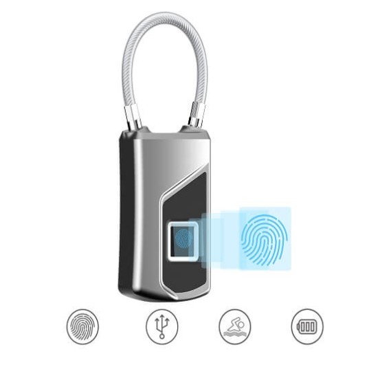 Finger Print Bag lock Anytek L1 Bluetooth Option Waterproof
