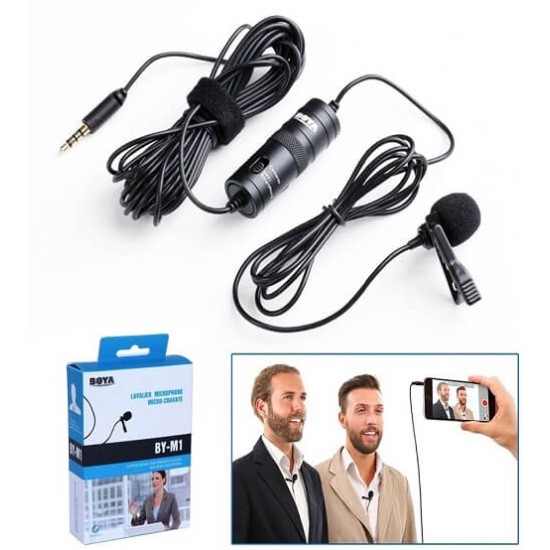 BOYA BY-M1 Microphone For PC DSLR And Smartphone- Original