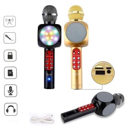 Wster 1816 LED Bluetooth Microphone Karaoke