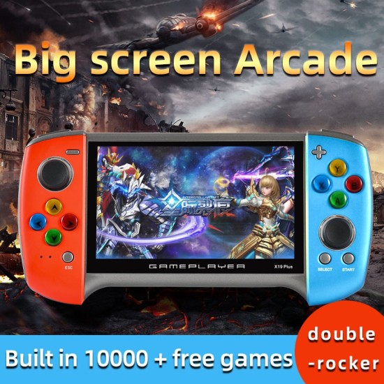 X19 Plus Game Player Handheld Game Console 5.1 Inch Large Screen 1000 Classic Games