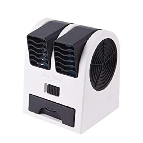 Mini Portable Desktop Fan Perfume Turbine Air Conditioning Mini Fan Support Direct Power And Battery