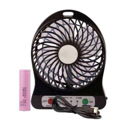 USB Portable LED Mini Fan Air Cooler 2200mAh