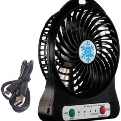 USB Portable LED Mini Fan Air Cooler 2200mAh