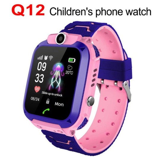 Q12 Kids GPS Smart watch Touch Sim Supported