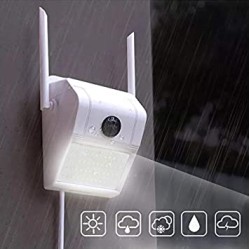 V380 Wifi Wall Lamp Camera Water-Proof Night Vision Motion Sensor Light 1080P 
