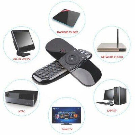 W1 Air Mouse For Smart TV With Keypad