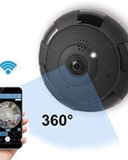Panoramic V380 Wifi Camera Night Vision 360 Degree 