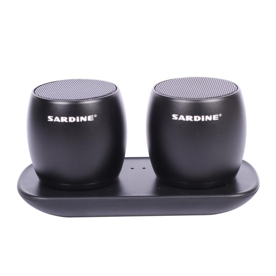 Sardine F1 Metal Dual Bluetooth Speakers Subwoofer Bass Speaker  ( Original )