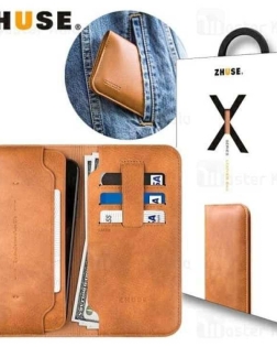 Zhuse Smart Wallet Flip Cover For Smart Phone upto 6.6 inch 