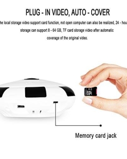 Panoramic V380 Wifi Camera Night Vision 360 Degree 